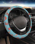 Steering Wheel Cover Accessories Neoprene Cover, Breathable Non-Slip Easy to Install Suitable for Women Men, 14.5-15.5 Inch for Car SUV Van Truck Universal - Seafood