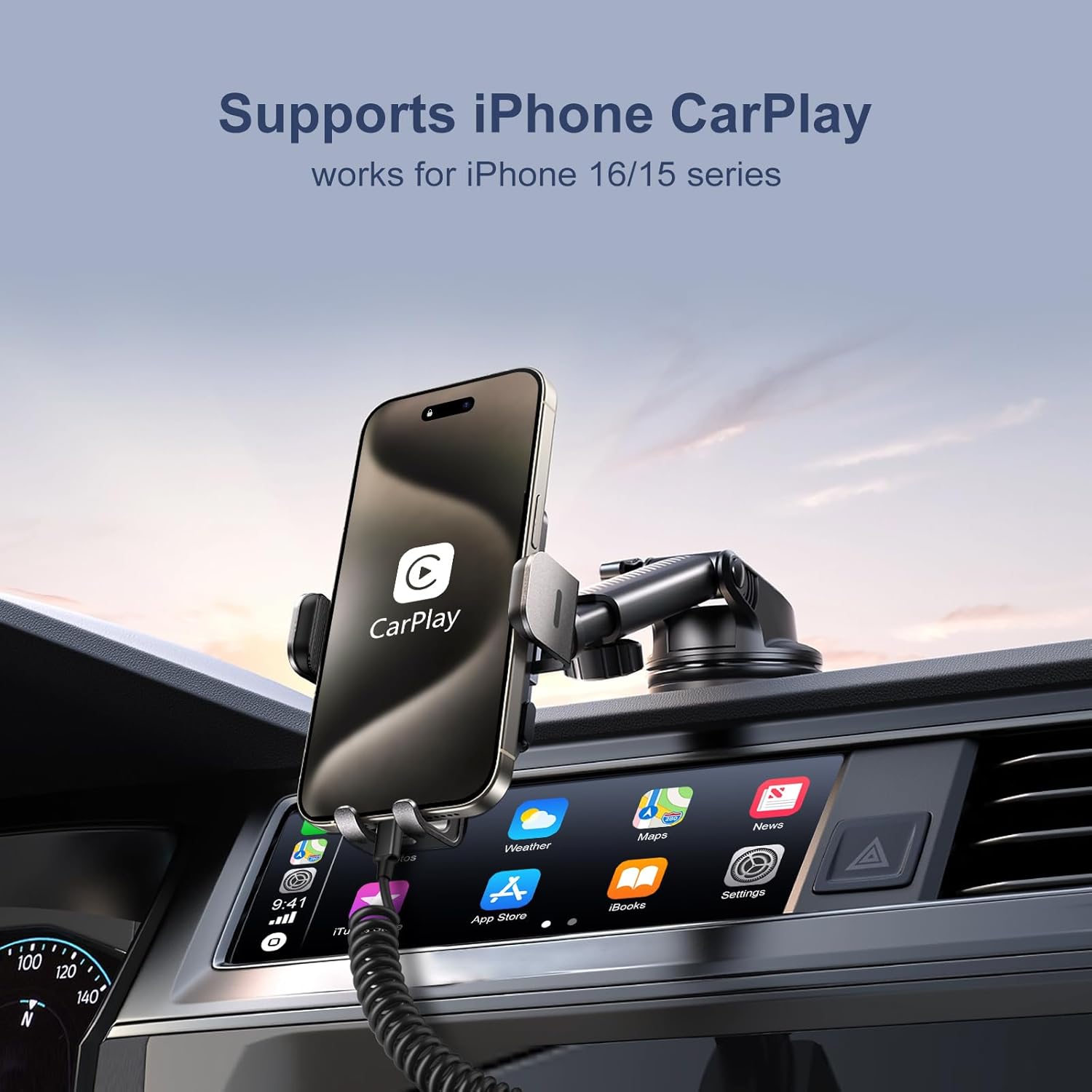 Coiled USB C Cable for Car, 3ft Retractable Car Charger Type C Fast Charging Cord 60W 3A for iPhone 16 15 Pro Max Carplay Galaxy S25 Ultra S24 FE A15 A54 A35 A16 Android Phones, 3Pack