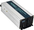 WZRELB 800W Pure Sine Wave Inverter 36V DC to 110V 120V AC Power Converter with LED Display, Off-Grid Portable Power Inverter with 2 AC Outlets for Home, RV, Truck, Camping