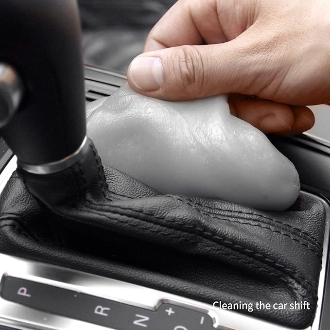 CLICK CLEAN Cleaning Kit, 1 x Cleaning Gel for Car Interior and Keyboard, 1 X Screen Cleaner for All Phones, Laptop and Tablet Screens