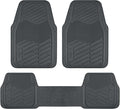 Rubbermaid Car Mats Full Set – All Weather Car Floor Mats Universal Trim-to-Fits Design,Heavy Duty Car Mats for Cars, SUVs, Trucks,and Vans - Beige