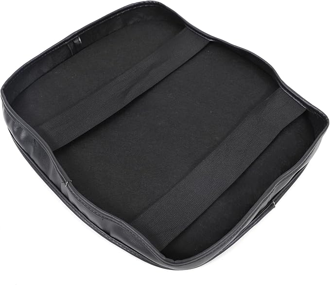 Center Console Armrest Seat Box Cover Compatible with Cadillac Escalade 2007-2014, Cushion Lid Protector Pad Anti-Scratch Interior Accessories (2007-2014 Black)