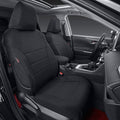coverdream 2026 Rav4 Seat Covers Custom Fit for 2026 Toyota Rav4 Hybrid (Woodland/Limited) SUV,Full Set Polyester Car Seat Protector Black
