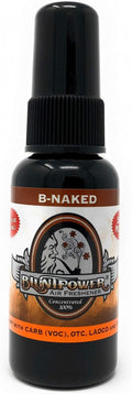 BluntPower (B-Naked, 1 Pack) Concentrated Air Freshener for Room and Car Spray - Oil-Based Diffuser Spray Bottle - Long-Lasting Bathroom Spray, Car Freshener, & Odor Eliminator Spray