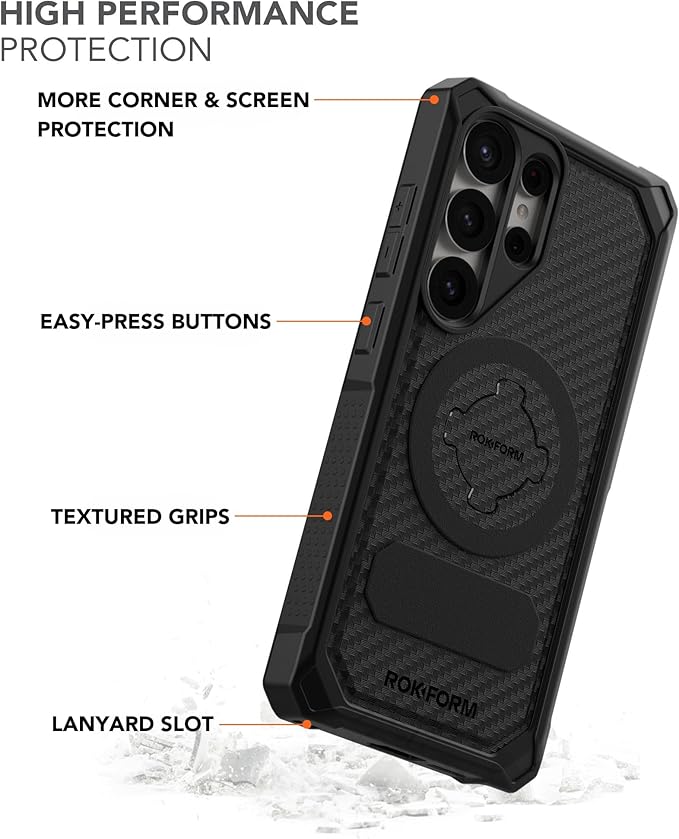 Rokform Galaxy S25 Ultra Rugged Magnetic Case (Pack of 2)