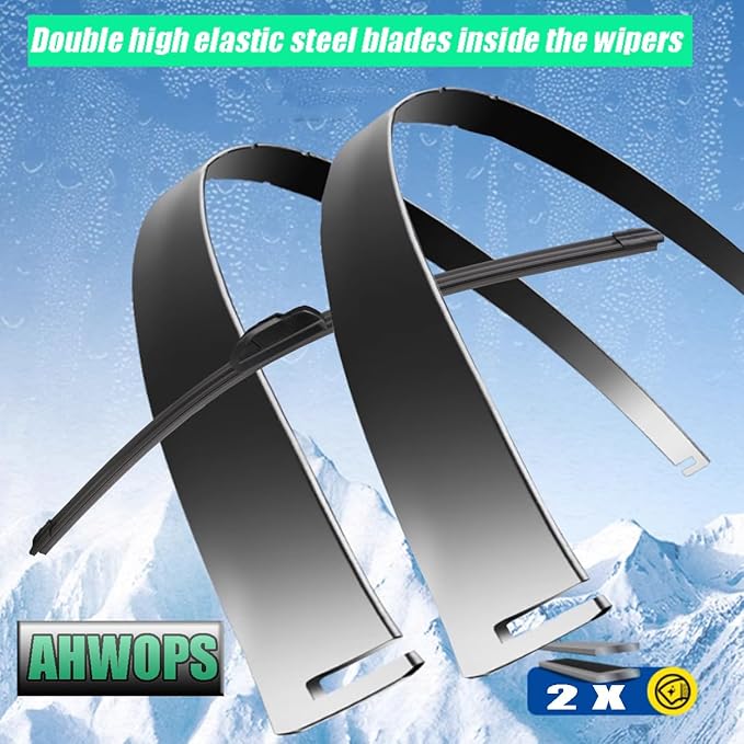 3 Wiper Front and Rear Wiper Blades for Kia Sportage 2011 2012 2013 2014 2015 2016, OE Original Style (24″/18″ Front/12″ Rear) For My Car