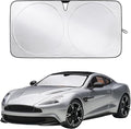 Econour Windshield Sunshade for Aston Martin Vanquish, Vanquish S 2014-2016, 2017, 2018 Sun Visor for Front Window Sun Shade Cover, UV Blocker & Protector, Car Accessories