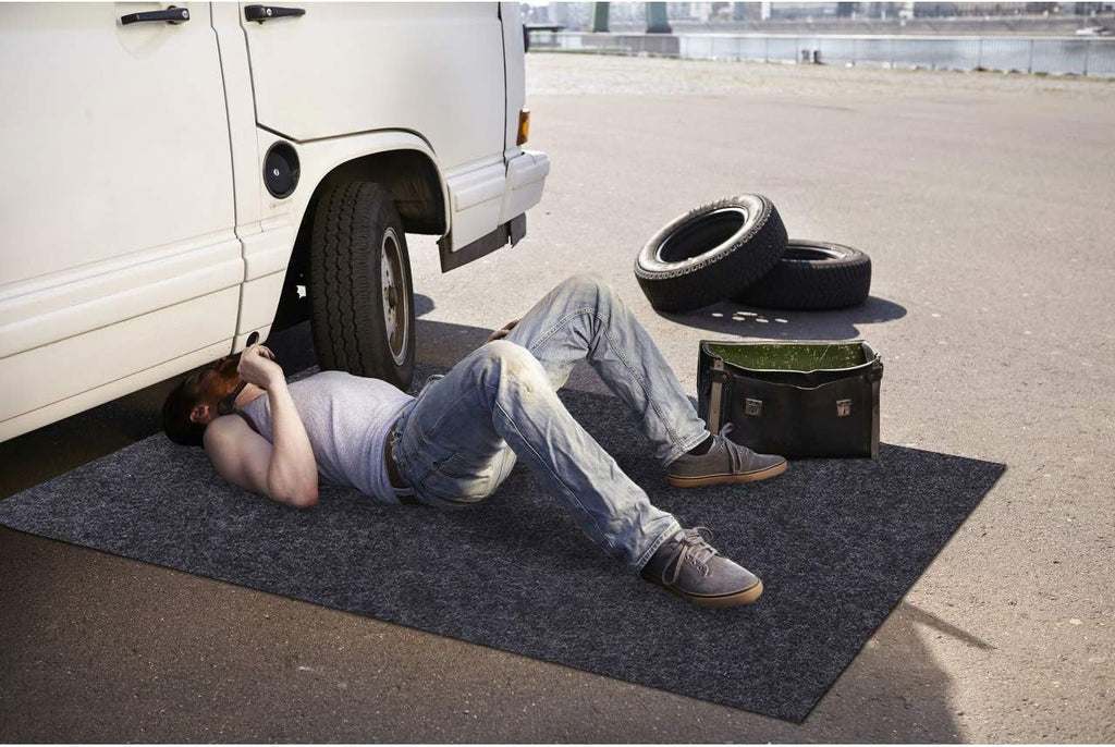Maintenance Mat,Premium Reusable Absorbent Oil Maintenance Mat – Absorbent/Waterproof/Lightweight/Washable,Protects Garage Or Shop/Parking/Floor/Driveway Surface(36" x 48")