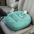 Cartoon Plush Car Booster Seat Cushion, Cute Funny Car Seat Cushion Heightening,Chair Cushion for Office Sofa Living Room (Dinosaur)