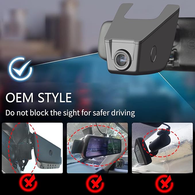 4K Front & 2K Rear 2 Channel HDR Dash Cam, Dual STARVIS 2 IMX678 IMX675, Custom Fit for Subaru Crosstrek 2018-2023 (Model A),Base Limited Premium Sport etc, 5GHz WiFi, GPS, 128GB Card