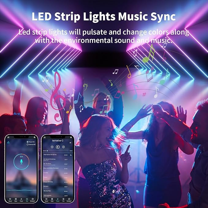 iNextStation 32.8FT RGB Neon LED Strip Lights, 24V Waterproof Silicone Rope Light, Music Sync, Color Changing, App & Remote Control, for Bedroom, Outdoor, Wall, Ceiling Decor