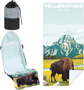 1 Pack Car Seat Towel Covers with Storage Bag 63 x 32 Inch Athletic Running Towel Seat Sweat Washable Non Slip Cover Gift for Car Outdoor Sport Activities (Yellowstone)