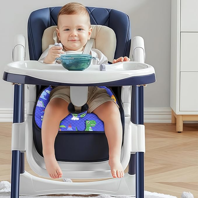 Piddle Pad Car Seat Liner, Waterproof Soft Car Seat Protector for Potty Training, Travel-Friendly Baby Toddler Carseat Cover, Machine Washable Liner for Spills, Potty Accidents (Blue)
