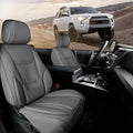 Coverland Custom Fit Car Seat Covers for SUV Compatible with [RAV4,Corolla Cross, CR‑V, Forester, CX‑9, C‑HR, Venza] Premium Waterproof Non-Slip Interior Seat Protector [Front Dark Gray - Chart A24]