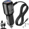 Radar Detector Power Cord,for Uniden Escort Valentine Beltronics Passport Cobr etc Radar Detector,with Dual USB QC3.0 Quick Charger（RJ11