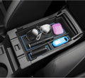 LUWU Center Console Organizer Compatible with Subaru Crosstrek & Impreza 2024-2026 Accessories Armrest Console Secondary Storage Box Insert Tray ABS Material with Coin Holder Blue