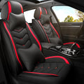 Car Seat Covers for Lexus ES 350 2007-2026, Premium Nappa Leather Car Seat Cover, Stylish Sport Seat Covers， Automobile Seat Cover Sets.(Luxury 2 Seats/Black Red)