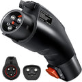 Zanch Tesla to J1772 Adapter, Military-Grade Quality, 60A 250V AC for J1772/CCS1 EVs, Compatible with Tesla Level 2 Wall Connector, Mobile Connector & Destination Charging Station - Black