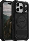 Rokform Rugged Case Compatible with iPhone 17 Pro, Magnetic Cover (Black)
