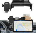 Car Phone Holder Compatible with Honda CRV CR-V 2023-2025 2026 7/9 inch Screen Cell Phone Mount with Dash Organizer Dash Storage Box 360° Rotation