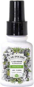Car-Pourri Car Odor Air + Fabric Odor Freshener Spray, Fresh Cruise, Travel Size 1.4 Fl Oz