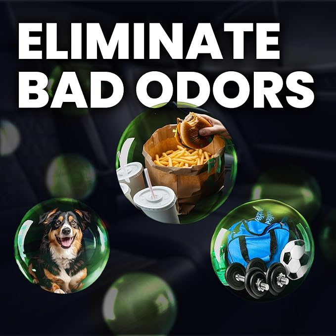 Lane's Premium Car Air Fresheners - Lemon Scent Water Based - 4oz Odor Neutralizer For Pet & Food From Car Interior Leather, Carpet, Upholstery Great For Cars, Trucks, SUVs, RVs & More