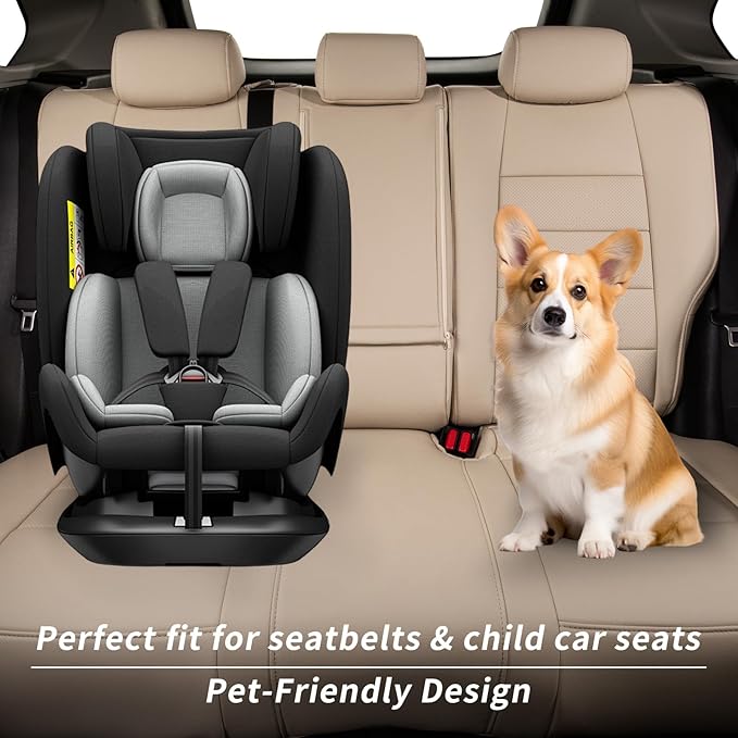 coverdream 2026 Rav4 Seat Covers Custom Fit for 2026 Toyota Rav4 Hybrid (SE,XSE) & PHEV GR Sport SUV,Full Set Luxury Waterproof Leather Car Seat Protector