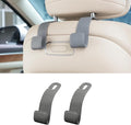 Purse Holder for Car, 2 Pack Upgraded Car Seat Hooks for Hanging Purse and Bag, Leather Headrest Hooks for Car Back Seat, Car Organization Accessories (Gray)
