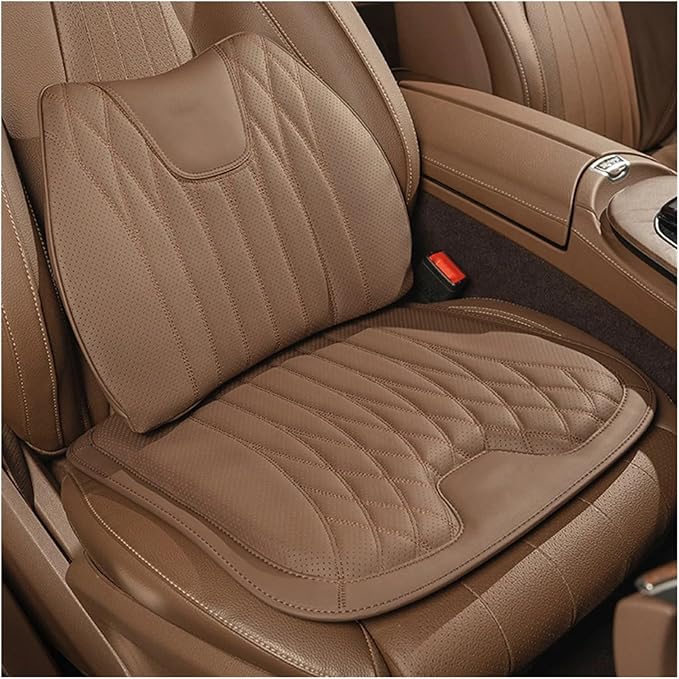 F Car Seat Cushion for BMW All Model I3 I4 I8 X1 X2 X3 X4 X5 X5M X6 X7 Z4 Car Lumbar Support Pillow Auto Seat Waist Back Cushion Y (Color : Red B)