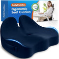Seat Cushion, Chair Cushions for Office Chairs/Desk Seats/Wheelchair - Hip&Sciatica&Tailbone Pain Relief Memory Foam Office Chair Cushion for Long Sitting Office Workers (Blue, X-Large)