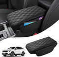Autorder Center Console Cover for 2021-2025 2026 Kia Sorento Accessories Armrest Cushion Cover Nappa Leather Middle Console Covers Sorento Console Cushion Pad Anti-Scratch
