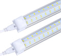 20 Pack 8FT LED Shop Light Fixture, 144W 15500LM 6000K Cool White,High Output Linkable Tube Light, 4 Rows V Shape T8 8 Foot LED Shop Lights for Garage, Warehouse