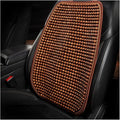 TOMSE Car Seat Chair Back Cushion for BMW X3 G01 2019 2020 2021 2022 2023 2024, Wooden Beads Ventilate Mesh Lumbar Brace Strong Durable Relieve Fatigue Summer Interior Accessories,A-Backrest