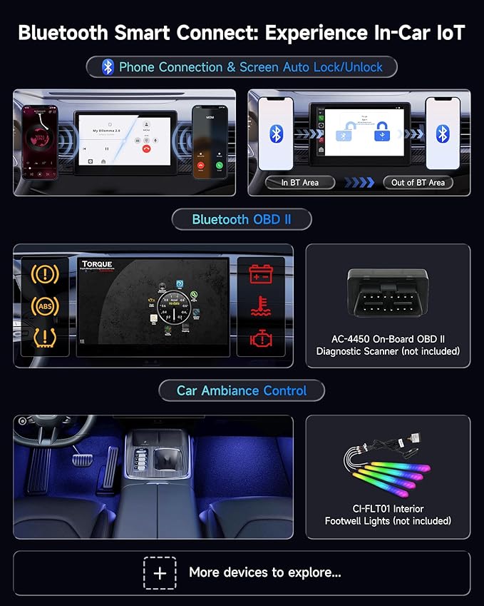 Magic Box - AI Box CarPlay Android Auto Wireless 2GB+16GB, Support YouTube, Netflix, Prime Video, Disney+, Spotify w/HDMI Output, Dual Wi-Fi & BT (5.4 & 4.2), USB Playback, AI-Powered