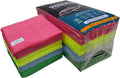Gleamax™ Microfiber Cleaning Cloth 36 Pack (16x16 in Approx./40×40 cm) - 320 GSM Lint-Free, Streak-Free Multipurpose Towels for Kitchen, Glass, Dusting & Car Interior – Reusable, 4 Colors