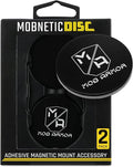 Mob Armor Magnetic Phone Mount Plates - Strong Adhesive Steel Discs for MobNetic Maxx & Mob Magnetic Car Mounts, Compatible with Phone Magnet Plates, Vehicle Accessory - Black (2 Pack)