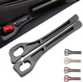 car seat gap filler, No Drop Seat Guard, Seat Gap Fillers for All Cars, Prevents Items from Falling, Easy to iInstall (Black)