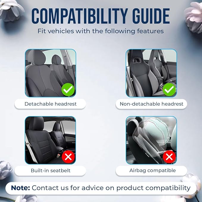 GENANY Deer Hunting Car Seat Covers Set of 2, Breathable Front Seat Covers for Truck Sedan SUV, Deer Car Accessories, Hunting Gift for Women Men