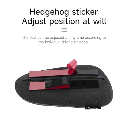 Alcantane style car leg knee pads memory foam car center console knee cushions car leg pads protect knee and leg elbow pads car copilot Universa version (Black line right leg pad)