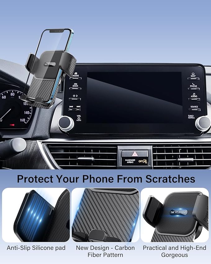 SKYLOTEC Car Phone Holder for BMW 7 Series i7 2023 2024 2025 Accessories 14.9-Inch Screen Fixed Clip, Automobile Cradles Phone Mount, Cell Phone Base Not Block Air Vent