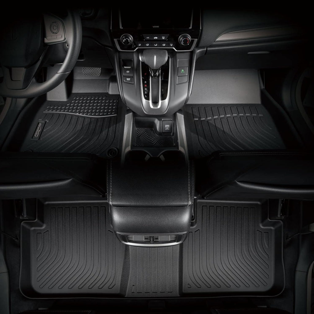 Binmotor-All Weather Car Floor Mats Cargo Liner Set for Audi A3 2022-2025, TPE Car Mats Cargo Trunk Mat Rubber Liners for Audi A3 Accessories