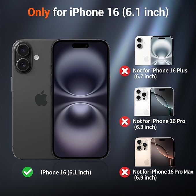 SUPFINE Magnetic for iPhone 16 Case (Compatible with MagSafe) (Military Grade Drop Protection) Slim Translucent Matte Shockproof with Anti-Fingerprint Phone Case,Wine Red
