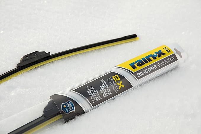 Rain-X 830121 Silicone Endura Wiper Blades, 21 Inch Windshield Wipers (Pack of 1), Automotive Replacement Windshield Wiper Blades With Two Times Longer-Lasting Resilient Silicone Rubber Squeegee
