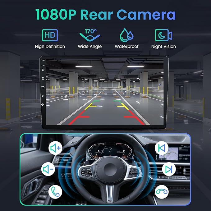 8Core 4+64GB Android 13 Radio for 2007-2013 Chevy Tahoe Suburban: Silverado GMC Yukon: 9" 1280 * 800P IPS Touchscreen Wireless CarPlay Android Auto FM/AM/DSP 5G WiFi Bluetooth GPS Backup Camera SWC