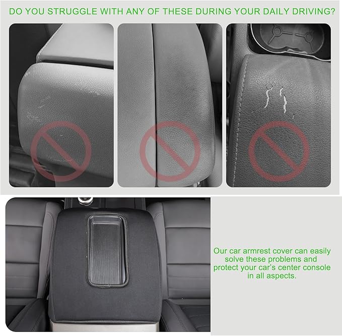 Center Console Cushion Cover Compatible with Hummer EV SUV Pickup 2022-2024 2025+ Customized Armrest Box Pad Skin-Friendly Washable Cotton Cloth Hummer EV Accessories,Non-Scratch Cushion Protector