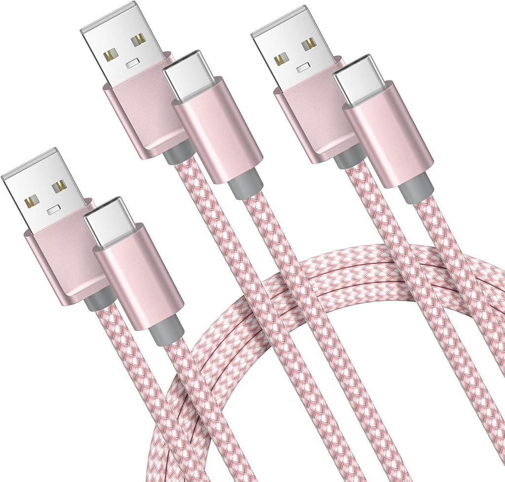 Basesailor USB Type C Charger Cable 3 Pack 3.3/6.6/10FT,Charging Cord for iPhone 16 16e 15 Pro Max,Samsung Galaxy A10E A55 A54 A53 A70 A72 A73 A42,S25 S24 S23 S22 Plus