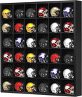 DisplayGifts Freestand Display Case Cabinet Holders Rack Pocket Pro Gumball Mini Football Helmets No Door No Cover
