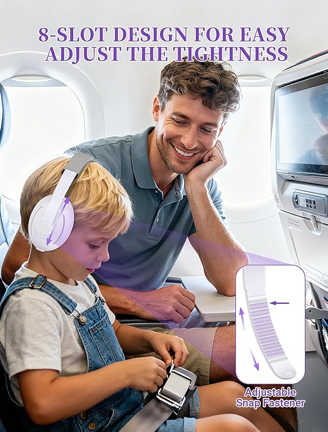 Baby Headphones for Noise, 2-in-1 Baby Ear Muffs Noise Protection for Ages 0-48 Months
