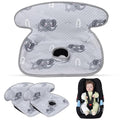 Piddle Pad - Car Seat Potty Training Protector- Waterproof Car Seat Liner with Anti-Slip Backing, Machine Washable Cover for Baby Toddler Carseat, Stroller (Gray, 2PC)