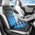 Coverado Cooling Car Seat Cushion, 12V-24V Ventilated Seat Pad with 8 Turbo Fans, 3-Speed Adjustable Dual Blowing & Suction Cooling Cushion, Universal Fit for Car SUV Truck Van All Vehicles, Black